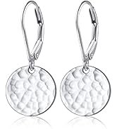 Amazon.com: S925 Sterling Silver Heart Dangle Drop Leverback Clasp